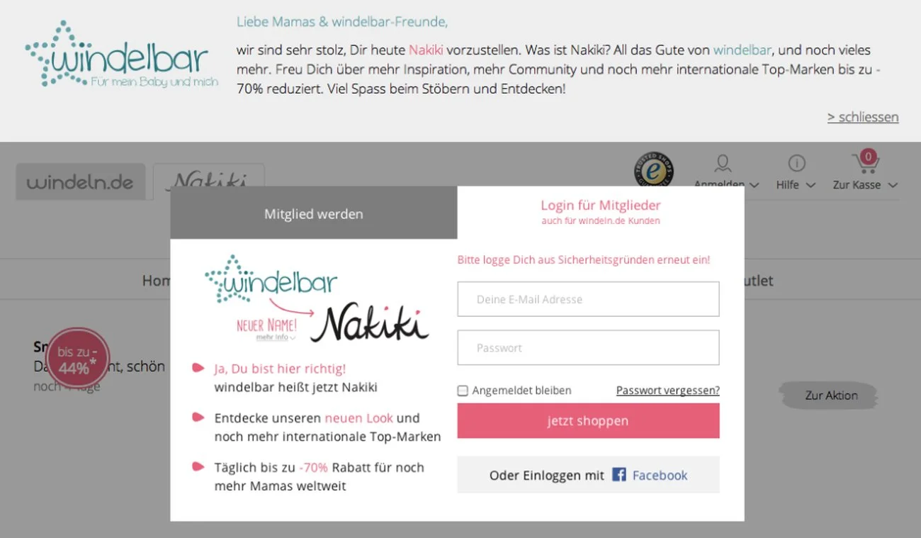 shoppingclub nakiki.de